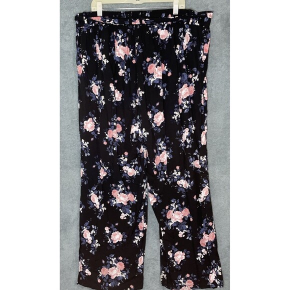 Torrid Pants Womens 3X Wide Leg Palazzo Floral Flowy Statement Capsule Casual - Picture 11 of 11